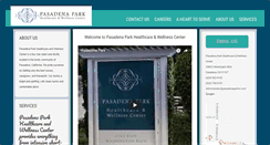 Desktop Screenshot of pasadenaparkhc.com